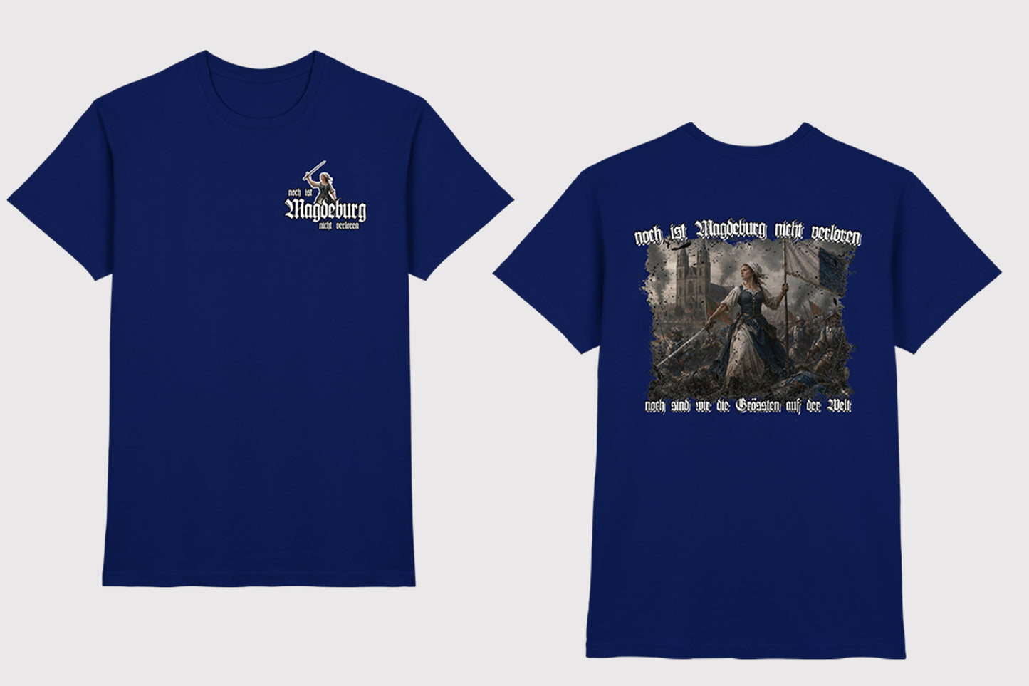 T-Shirt - nicht verloren - Rückendruck