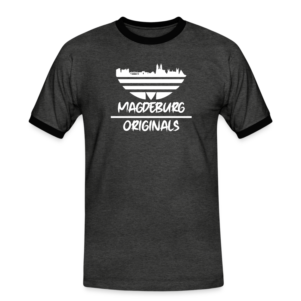 Magdeburg Originals - Kontras Shirt 2 - charcoal/black