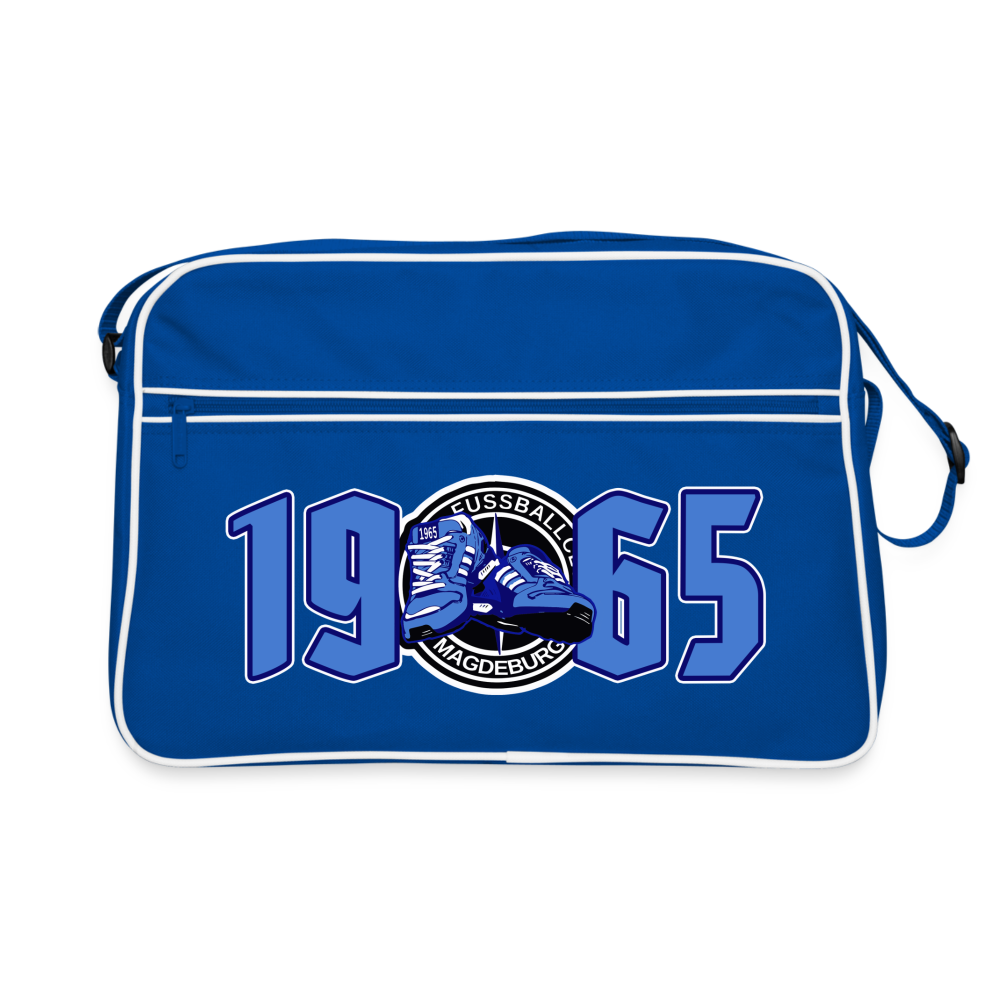 1965 - Retro Tasche - Blau/Weiß