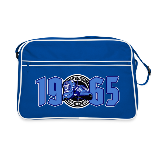 1965 - Retro Tasche - Blau/Weiß