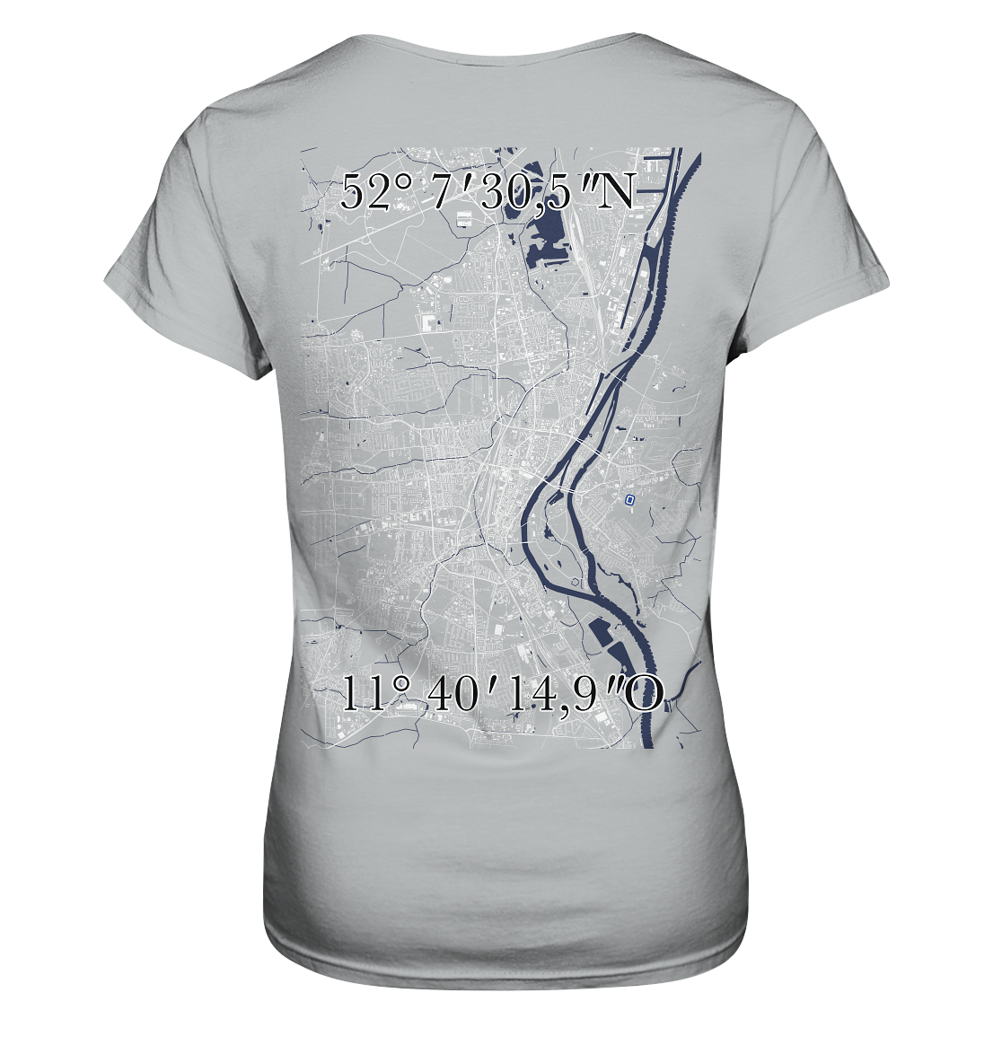 Koordinaten - Ladies Premium Shirt