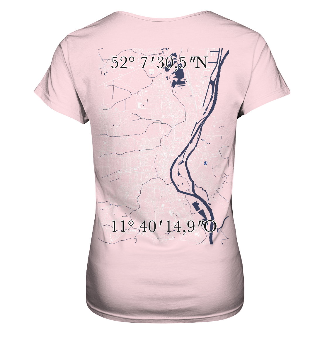 Koordinaten - Ladies Premium Shirt